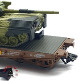 ♻️ 2da mano - Märklin vagón plataforma con carro de combate DB 399 H0 escala 1:87 A11