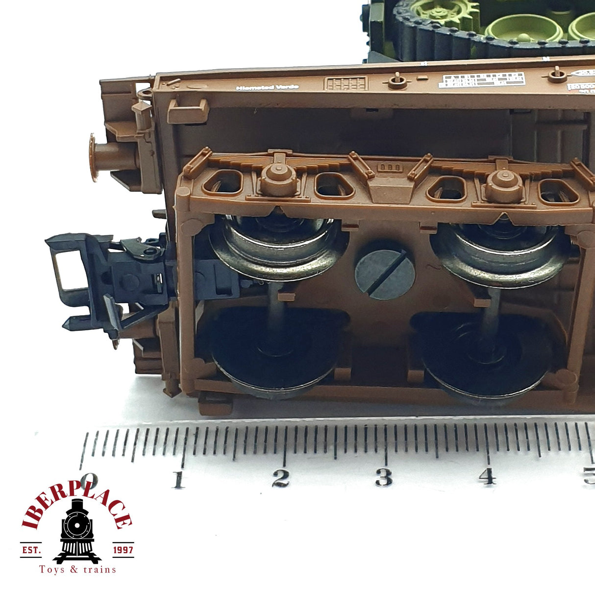 ♻️ 2da mano - Märklin vagón plataforma con carro de combate DB 399 H0 escala 1:87 A11