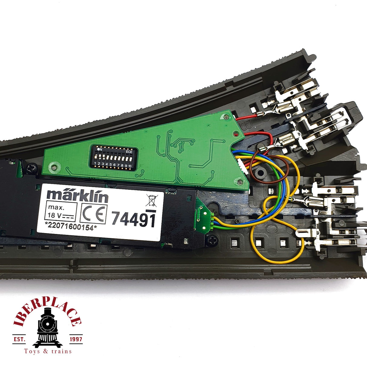 ♻️ 2da mano - Märklin 20612 desvió a la derecha con decoder tipo C H0 escala 1:87 A11 2/3