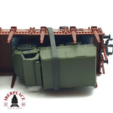♻️ 2da mano - Märklin vagón telero con coches militares EUROP DB H0 escala 1:87 A11