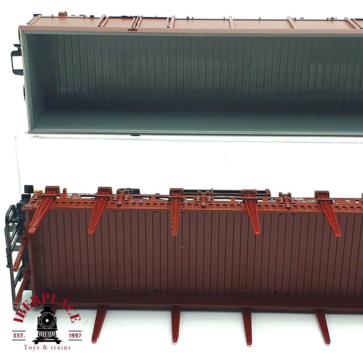 ♻️ 2da mano - Märklin 2x vagón telero y vagón abierto DB H0 escala 1:87 A11