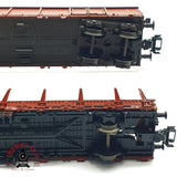 ♻️ 2da mano - Märklin 2x vagón telero y vagón abierto DB H0 escala 1:87 A11