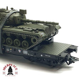♻️ 2da mano - Märklin vagón plataforma con panzer IV DB 399 H0 escala 1:87 A11