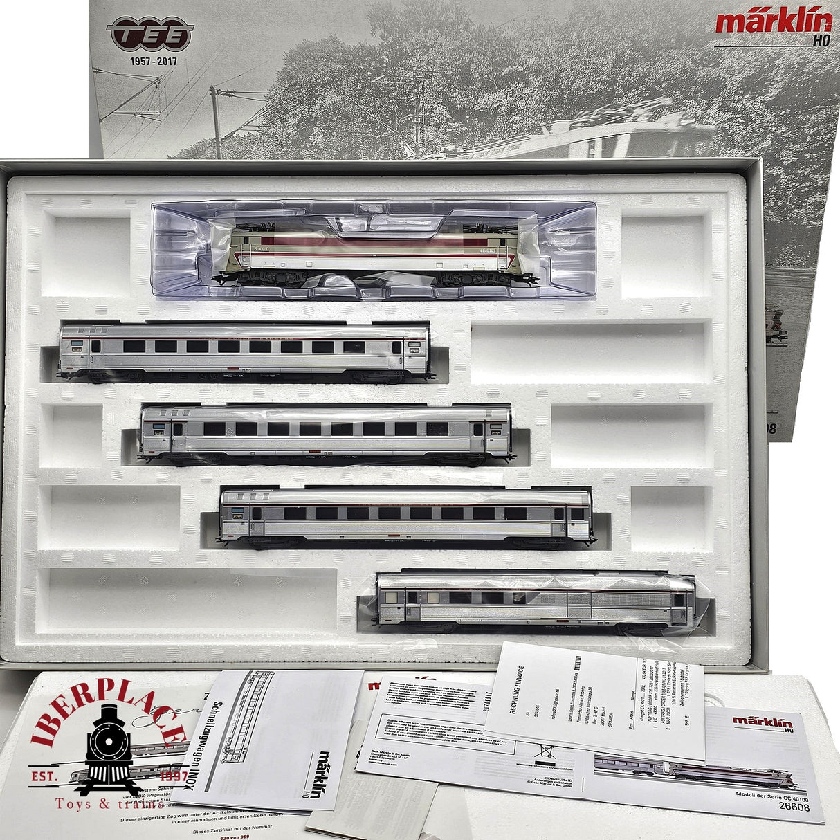♻️ 2da mano - AC Märklin 26608 Digital Tren TEE L'Etoile du Nord Ep IV H0 escala 1:87 A16