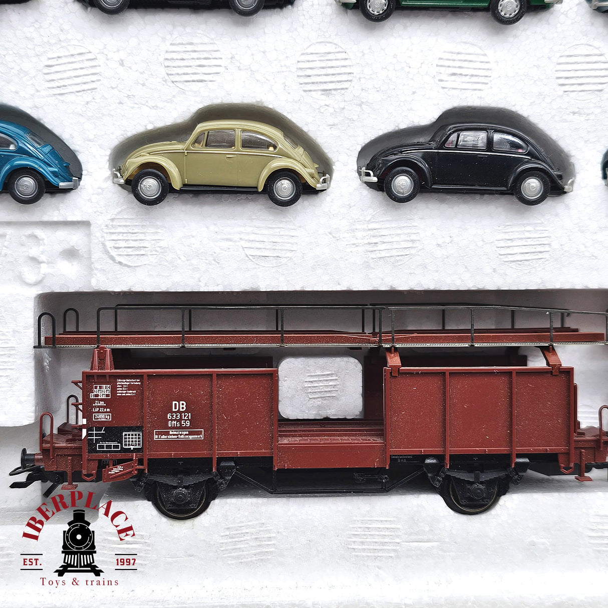 ♻️ 2da mano - AC Märklin 28631 set de tren autotransporte de coches Volkswagen DB H0 escala 1:87 A16