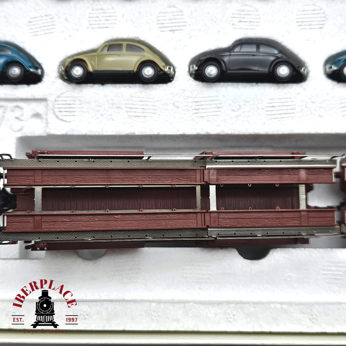 ♻️ 2da mano - AC Märklin 28631 set de tren autotransporte de coches Volkswagen DB H0 escala 1:87 A16