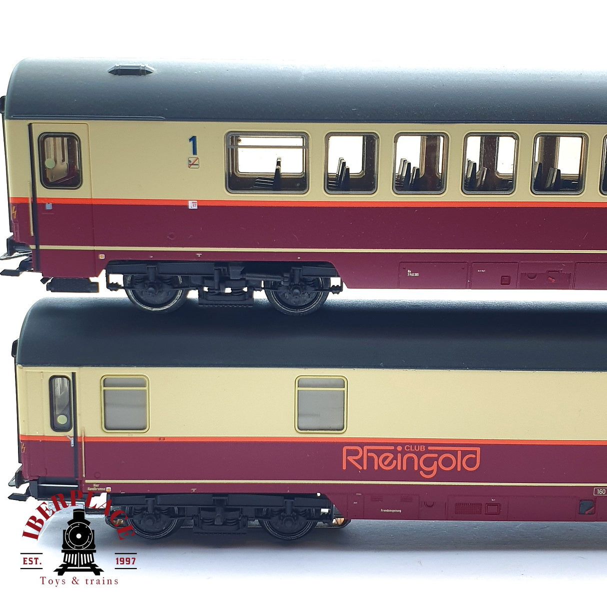 ♻️ 2da mano - Märklin 43849 vagones pasajeros Rheingold con luces mfx Ep IV H0 escala 1:87 A11