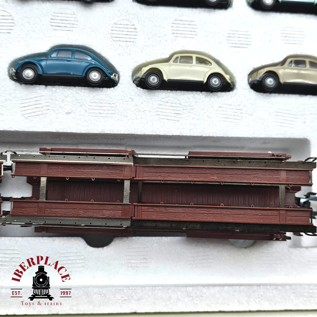♻️ 2da mano - AC Märklin 28631 set de tren autotransporte de coches Volkswagen DB H0 escala 1:87 A16