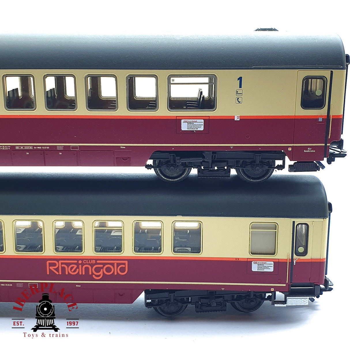 ♻️ 2da mano - Märklin 43849 vagones pasajeros Rheingold con luces mfx Ep IV H0 escala 1:87 A11
