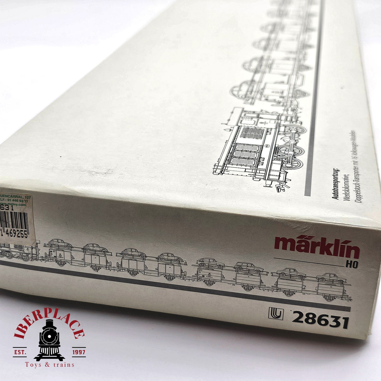 ♻️ 2da mano - AC Märklin 28631 set de tren autotransporte de coches Volkswagen DB H0 escala 1:87 A16