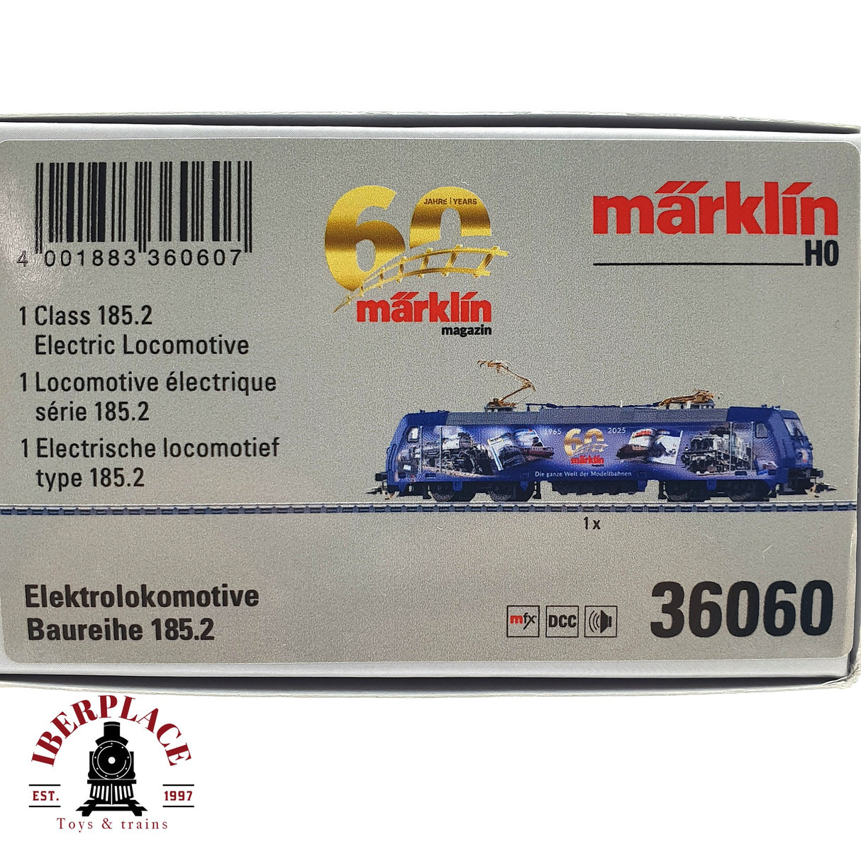 ♻️ 2da mano - Märklin 36060 Digital Locomotora BR 185 Magazin H0 escala 1:87 A11