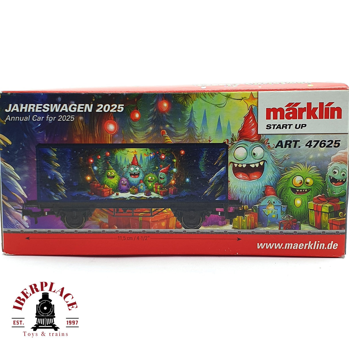 ♻️ 2da mano -  Märklin Start up 47625 contenedor monstruos navideños 2025 H0 escala 1:87 A11