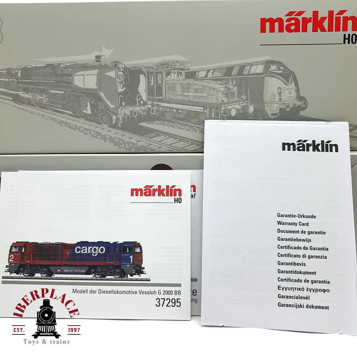 ♻️ 2da mano - Märklin 37295 Digital Locomotora Vossloh G 2000 BB Cargo H0 escala 1:87 A11