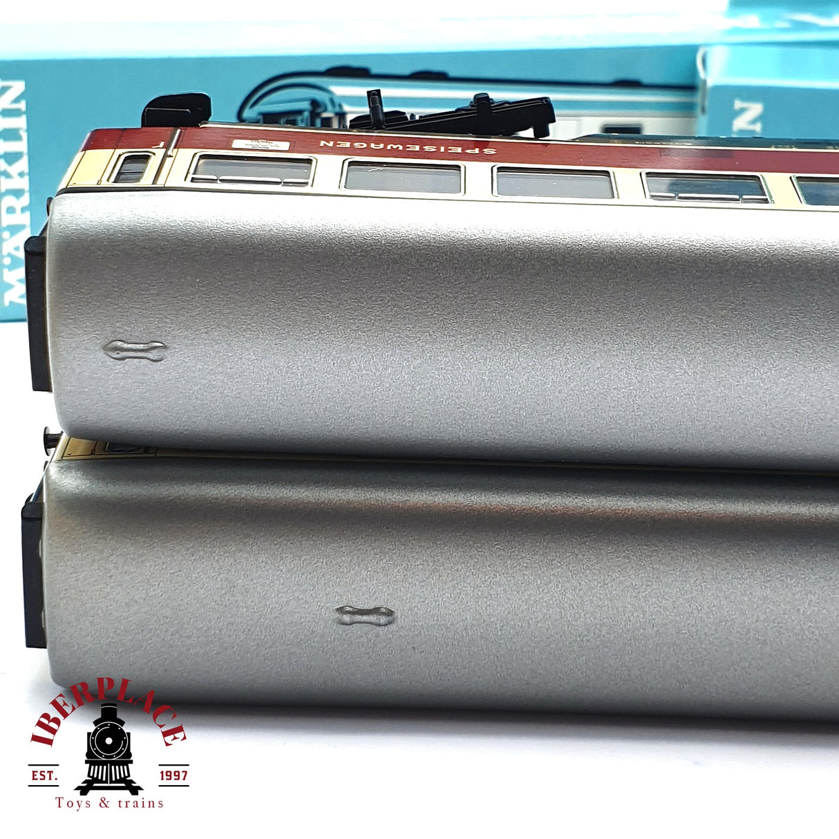 ♻️ 2da mano -  Märklin 40851 set de vagones Rheingold Tin plate DB H0 escala 1:87 A11