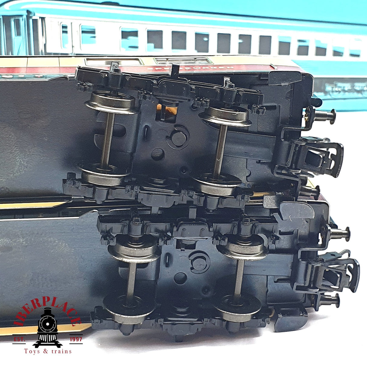 ♻️ 2da mano -  Märklin 40851 set de vagones Rheingold Tin plate DB H0 escala 1:87 A11