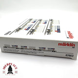 ♻️ 2da mano - Märklin 47463 set vagones contenedor Cargo SBB H0 escala 1:87 A11