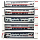 ♻️ 2da mano -  Märklin 5x vagones de doble piso con coche piloto DB H0 escala 1:87 A11