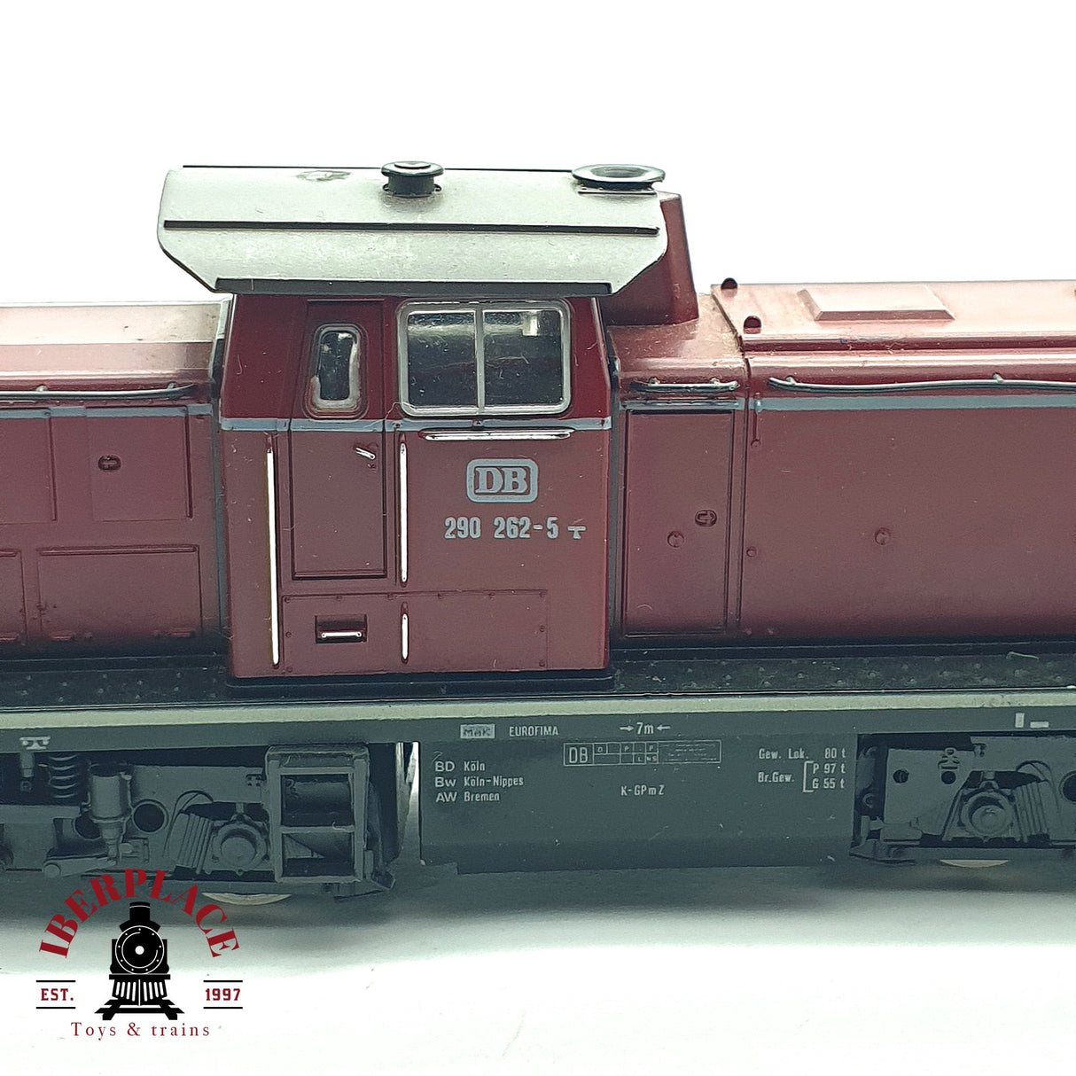 ♻️ 2da mano -  DEFECTUOSO Roco Locomotora BR 290 DB restaurar H0 escala 1:87 ADT03