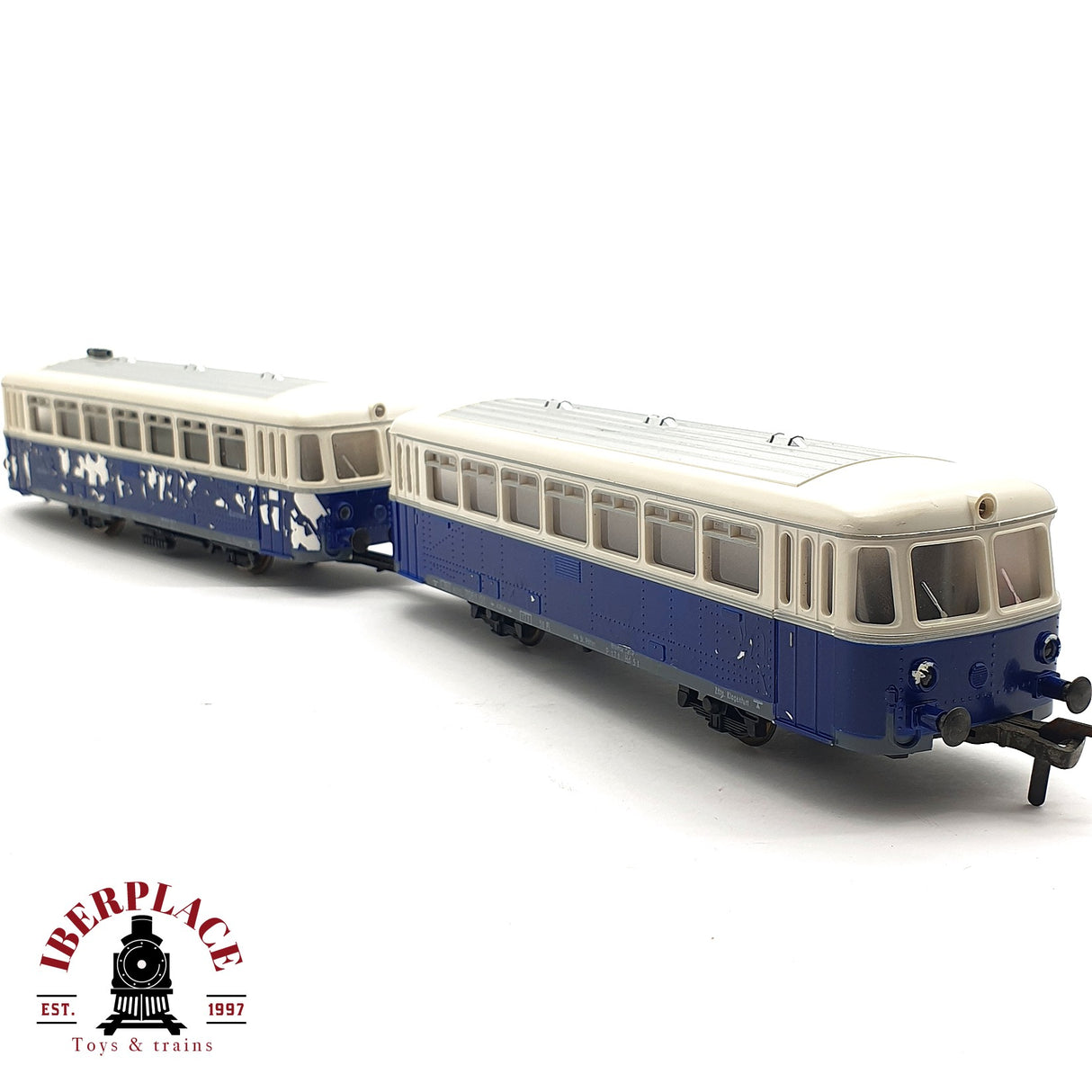 ♻️ 2da mano -  DEFECTUOSO Fleischmann Locomotora Ferrobus restaurar H0 escala 1:87 ADT03