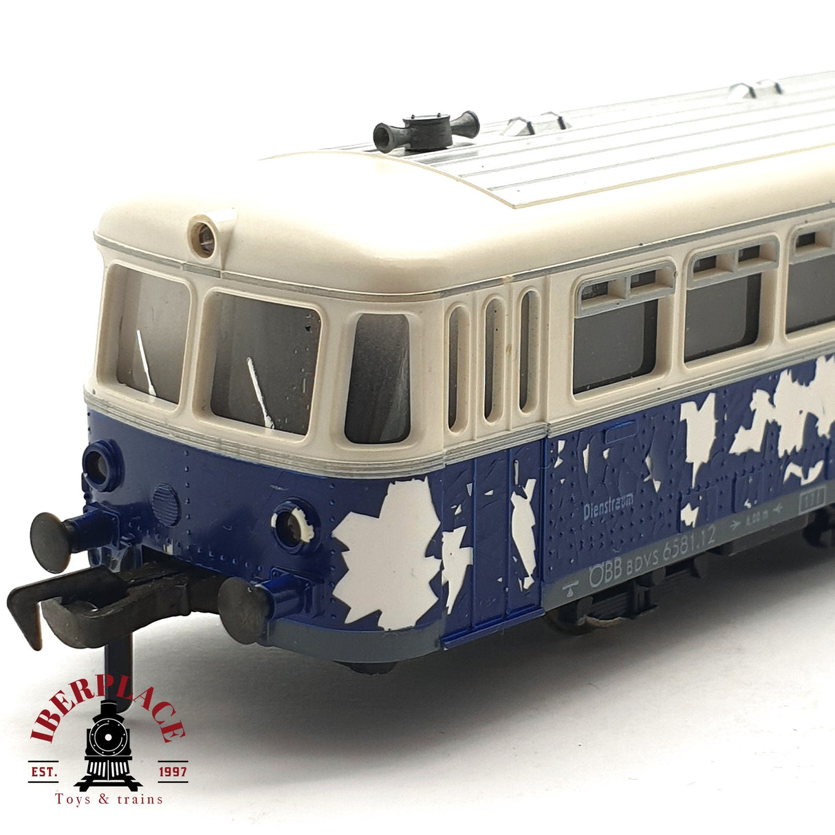 ♻️ 2da mano -  DEFECTUOSO Fleischmann Locomotora Ferrobus restaurar H0 escala 1:87 ADT03