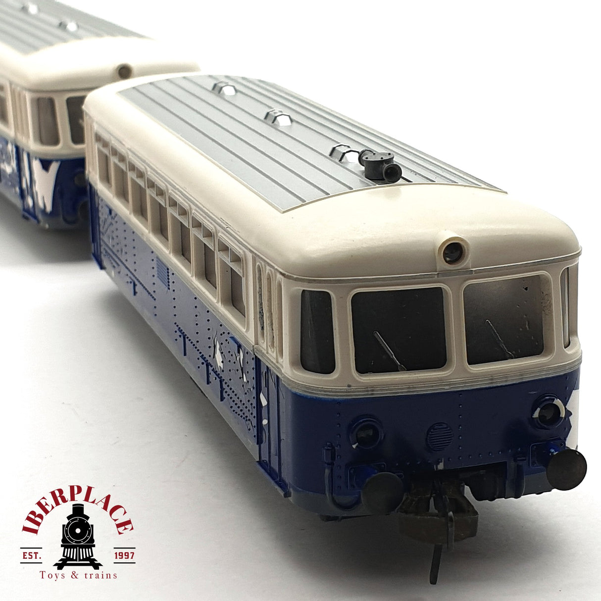 ♻️ 2da mano -  DEFECTUOSO Fleischmann Locomotora Ferrobus restaurar H0 escala 1:87 ADT03