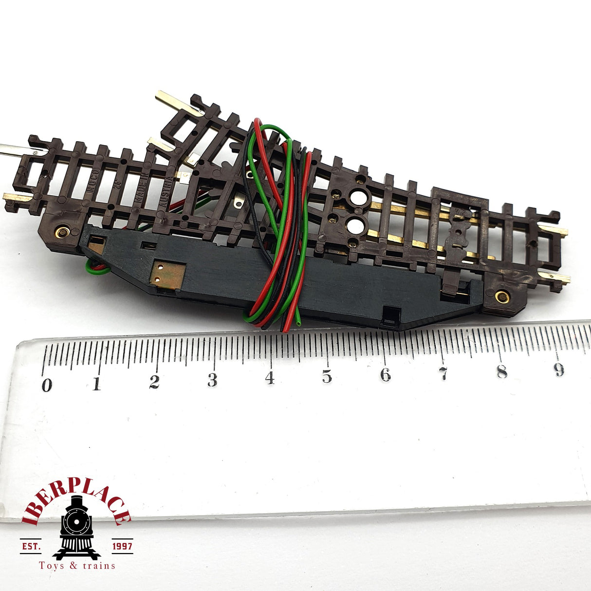 ♻️ 2da mano -  Roco 22249 Desvió eléctrico izquierdo N escala 1:160 AN10 4/7