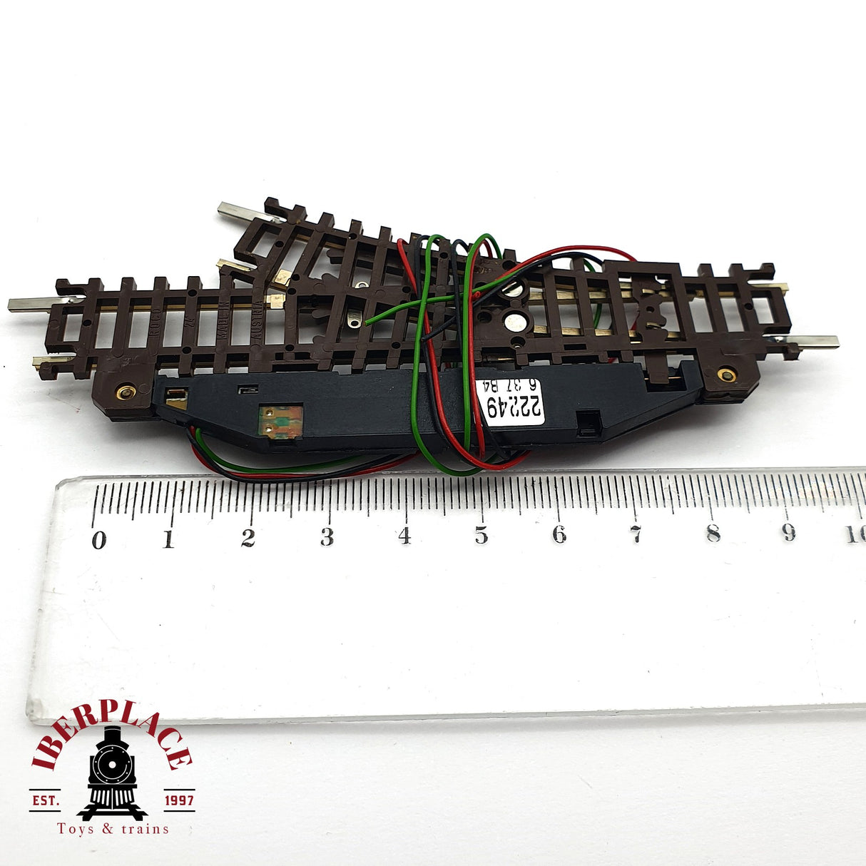 ♻️ 2da mano -  Roco 22249 Desvió eléctrico izquierdo N escala 1:160 AN10 7/7