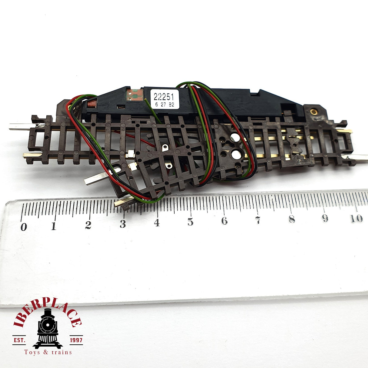 ♻️ 2da mano -  Roco 22251 Desvió eléctrico derecho N escala 1:160 AN10 5/6