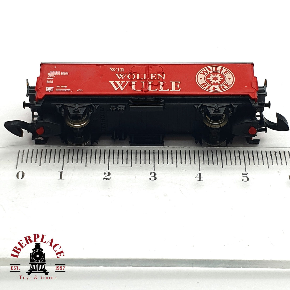 ♻️ 2da mano -  Märklin vagón cervecero wollen wulle bier DB Z escala 1:220 ADT03