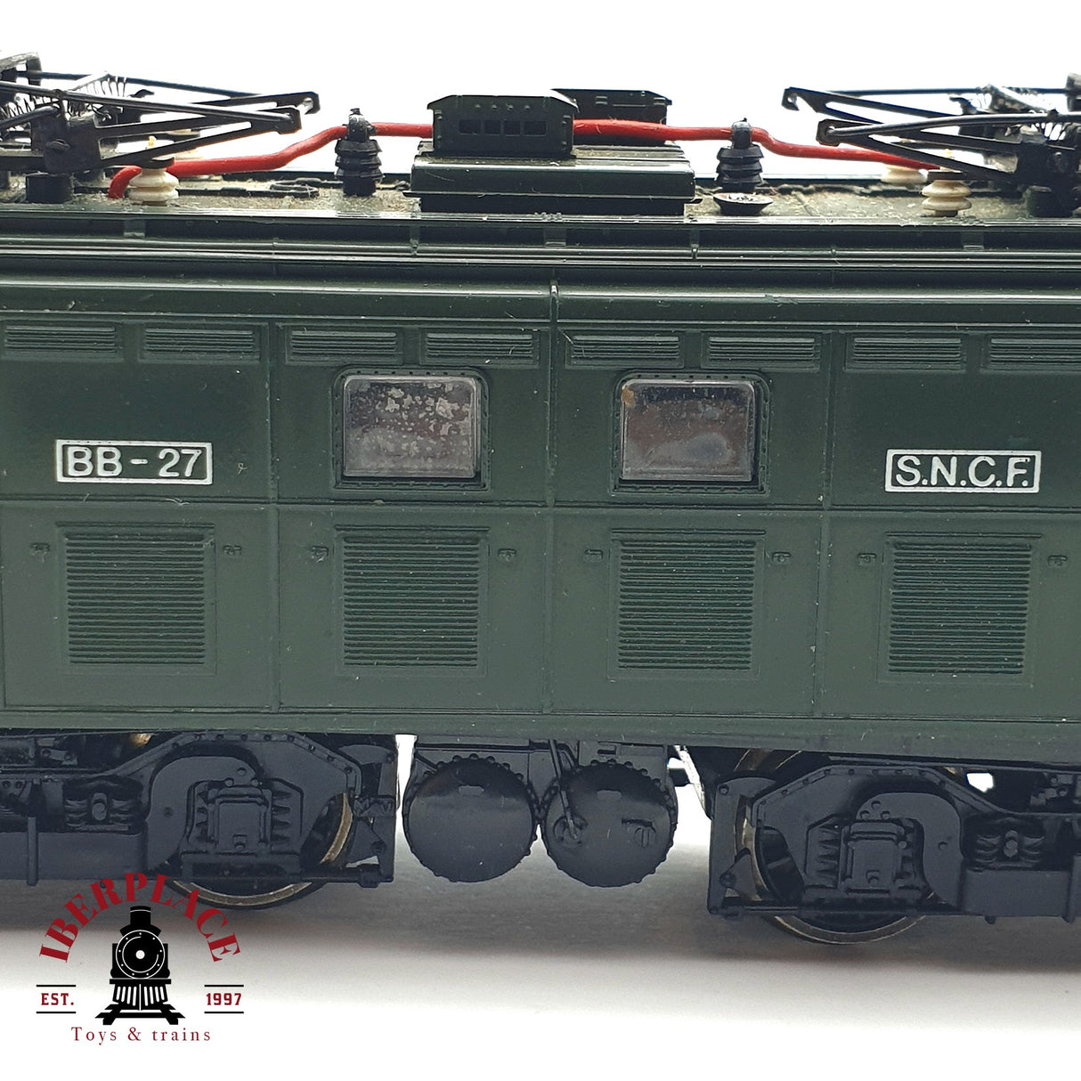 ♻️ 2da mano -  DEFECTUOSO Jouef Locomotora BB 27 H0 escala 1:87 ADT03