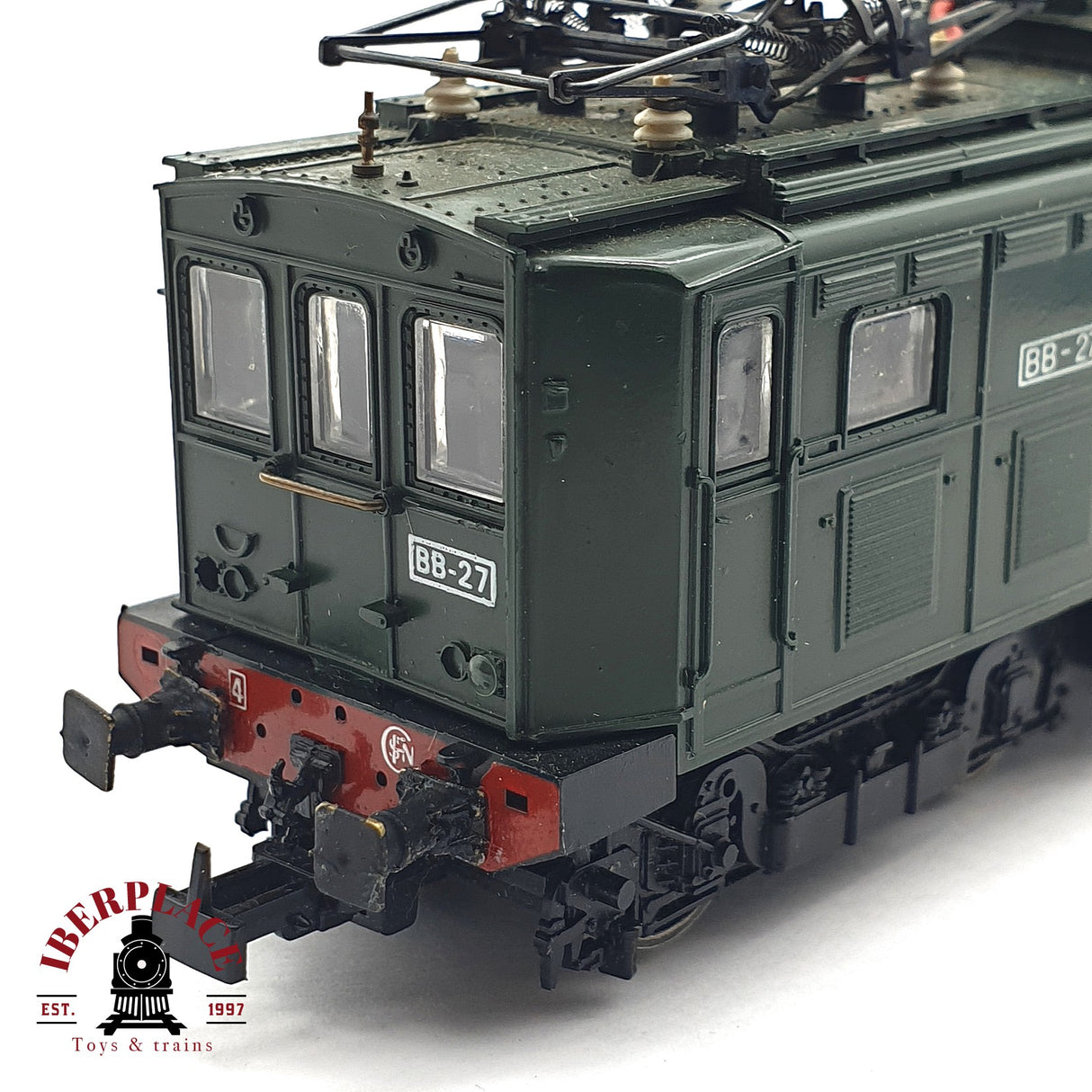 ♻️ 2da mano -  DEFECTUOSO Jouef Locomotora BB 27 H0 escala 1:87 ADT03