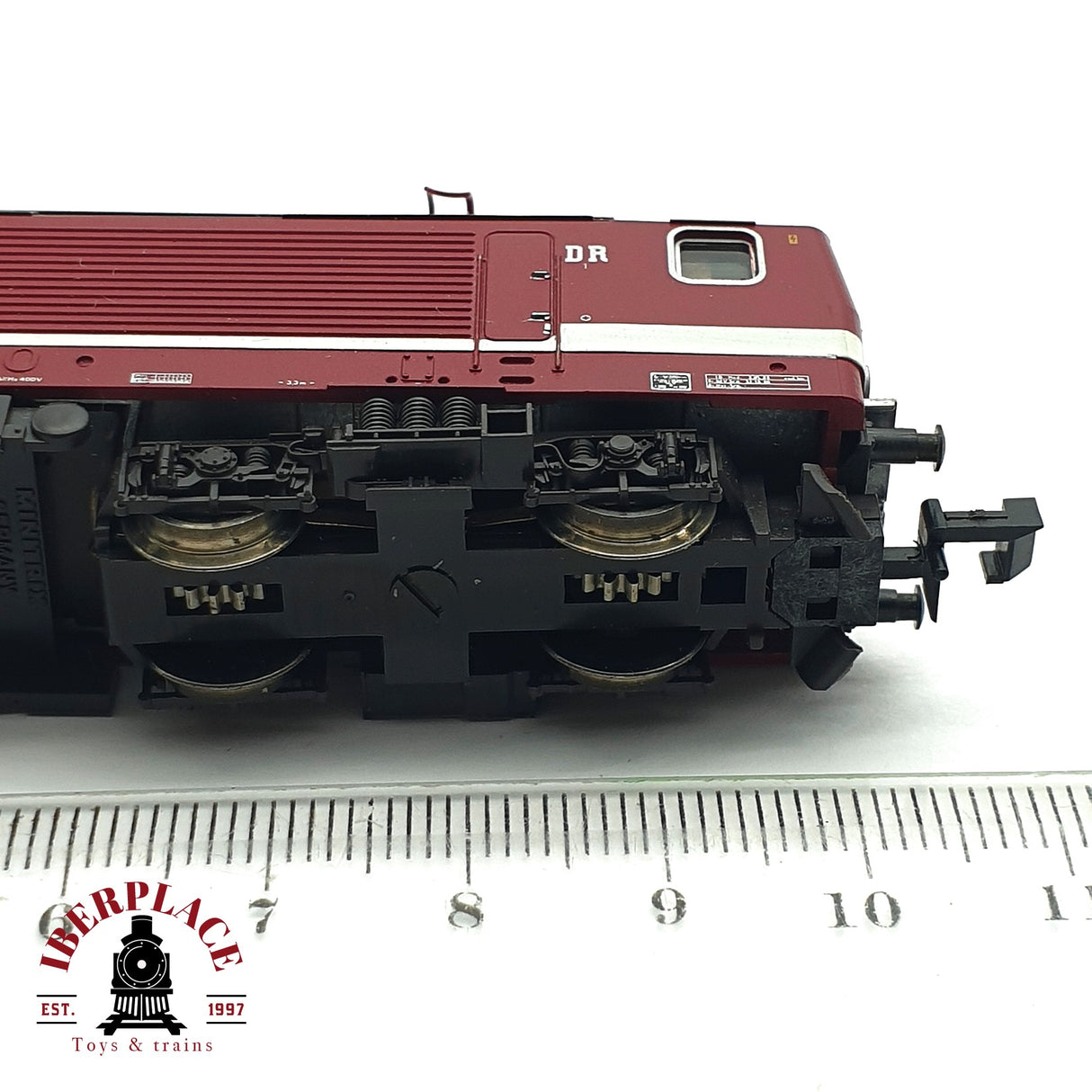 ♻️ 2da mano -  DEFECTUOSO Minitrix 12881 Locomotora BR 143 DR N escala 1:160 ADT03