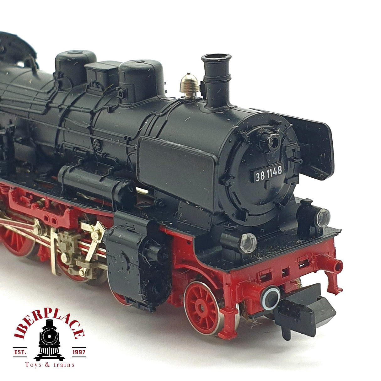 ♻️ 2da mano -  DEFECTUOSO Fleischmann 7162 Locomotora BR 38 DB restaurar N escala 1:160 ADT03