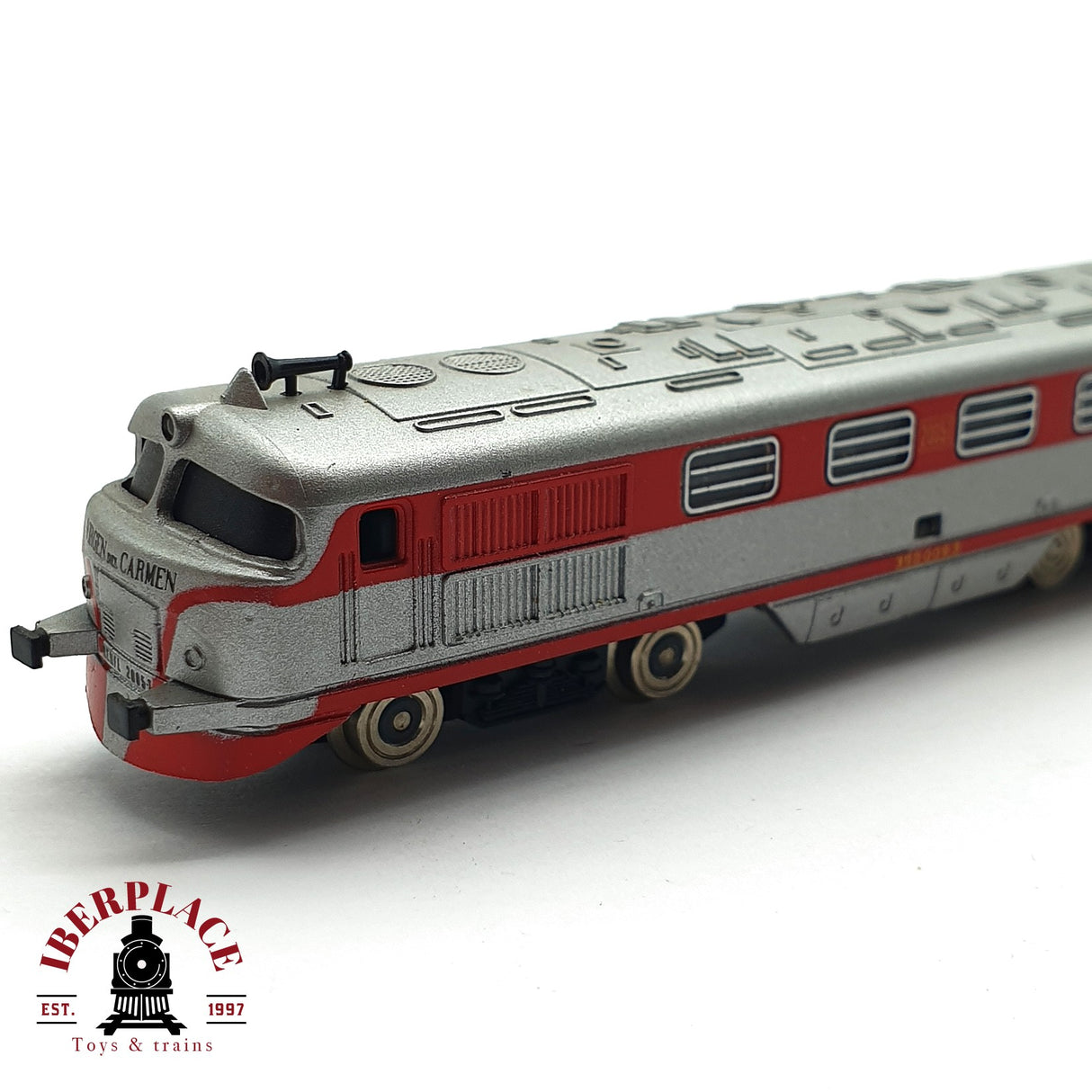♻️ 2da mano -  Ibertren Locomotora Virgen del carmen RENFE + vagones N escala 1:160 AN10