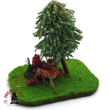 ♻️ 2da mano -  Faller diorama arbolen madera años 1950 H0 escala 1:87 ADT03