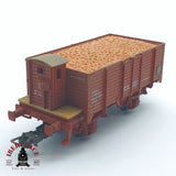 ♻️ 2 mano - Electrotren 1928 vagón envejecido con gravilla RENFE H0 escala 1:87 AH05