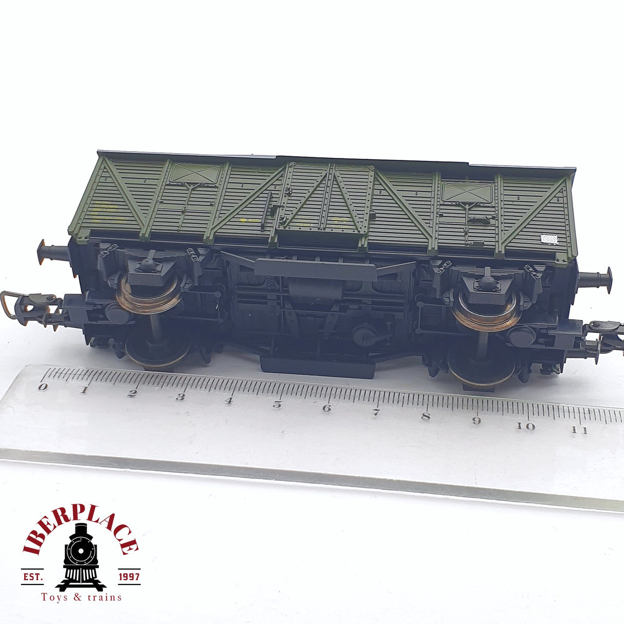 ♻️ 2 mano - Electrotren 1343 Furgón RENFE DV 339937 H0 escala 1:87 AH05