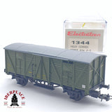 ♻️ 2 mano - Electrotren 1344 vagon cerrado RENFE Glm J-3 H0 escala 1:87 AH05