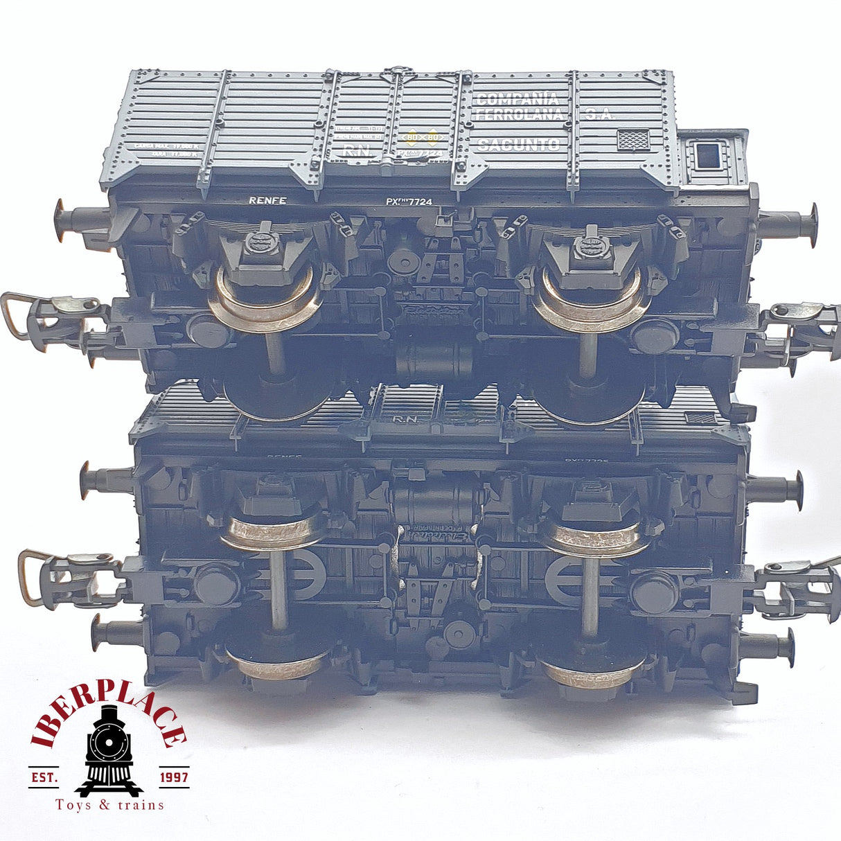 ♻️ 2 mano - Electrotren 1978 conjunto vagones x Ferrolana RENFE H0 escala 1:87 AH05