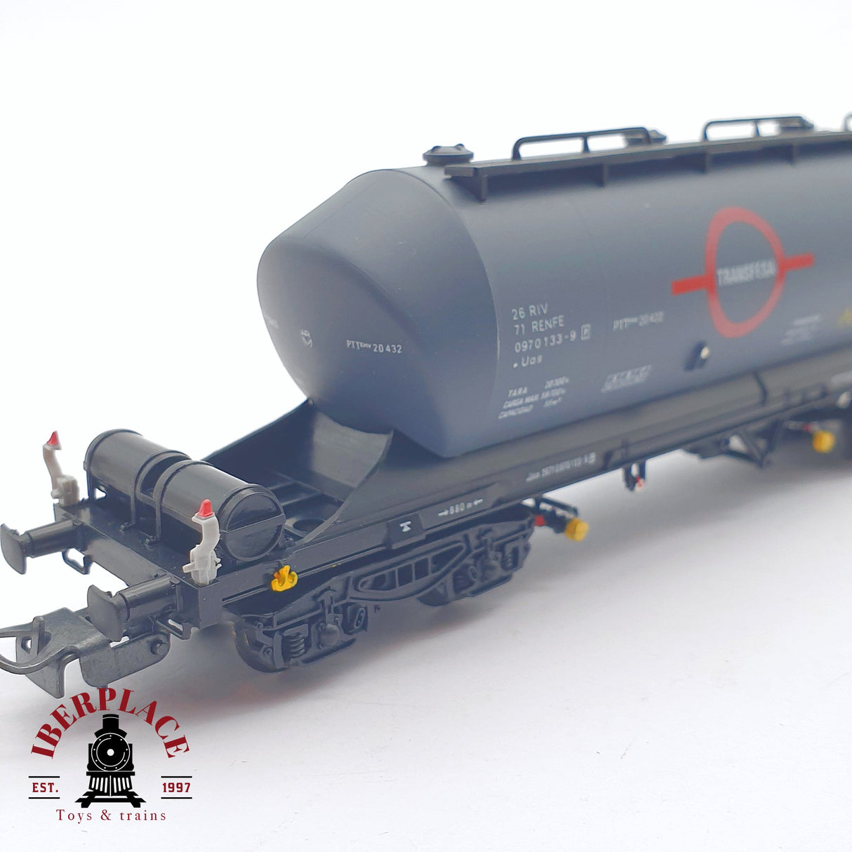 ♻️ 2 mano - Electrotren 5401 vagón tolva Transfesa RENFE H0 escala 1:87 AH05