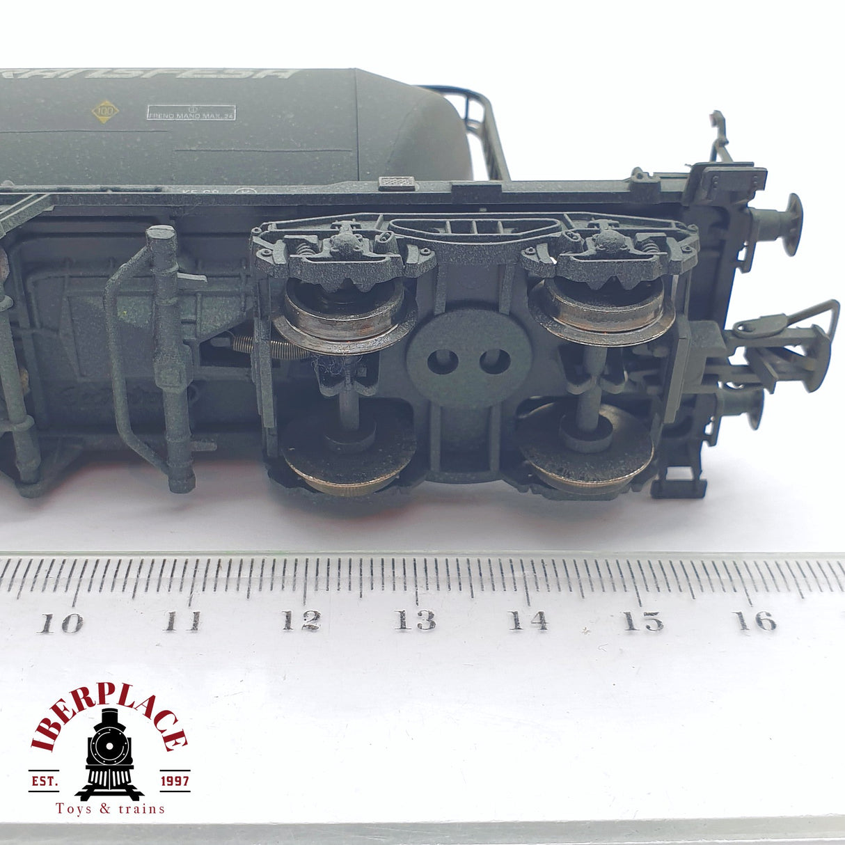 ♻️ 2 mano - Electrotren 5406K vagón tolva cemento envejecido RENFE H0 escala 1:87 AH05