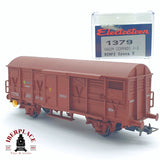 ♻️ 2 mano - Electrotren 1379 vagón cerrado J-2 RENFE H0 escala 1:87 AH05 2/3