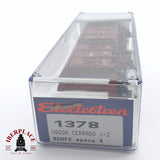 ♻️ 2 mano - Electrotren 1378 vagón cerrado J-2 RENFE H0 escala 1:87 AH05 1/3