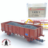 ♻️ 2 mano - Electrotren 1251 vagón con carbón X1 Elos RENFE H0 escala 1:87 AH05 2/2