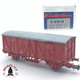 ♻️ 2 mano - Electrotren 1353 vagón cerrado J-3 RENFE H0 escala 1:87 AH05