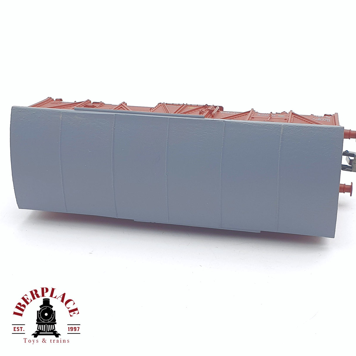 ♻️ 2 mano - Electrotren 1353 vagón cerrado J-3 RENFE H0 escala 1:87 AH05