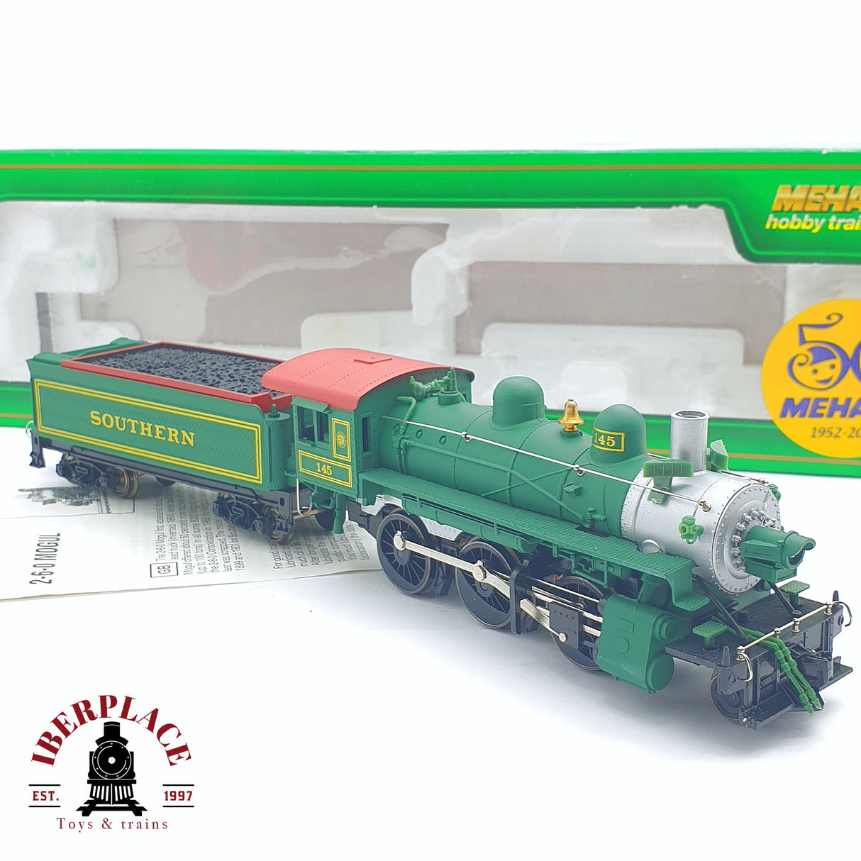 ♻️ 2 mano - Mehano 5707 Locomotora 2-6-0 Mogul Too2/29265 SRR H0 escala 1:87 AH05