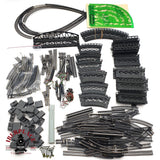 ♻️ 2 mano - Minitrix Ibertren 203x Vías curvas, rectas, rampas, semáforos, pilares etc N escala 1:160 AN07