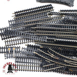 ♻️ 2 mano - Minitrix Ibertren 203x Vías curvas, rectas, rampas, semáforos, pilares etc N escala 1:160 AN07