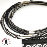 ♻️ 2 mano - Minitrix Ibertren 203x Vías curvas, rectas, rampas, semáforos, pilares etc N escala 1:160 AN07